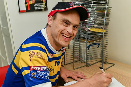 Happy tenant at a Fairoak Housing Association property